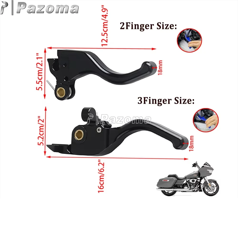 For Harley Touring Road Glide ST CVO FLTRXSTSE CVO 121 FLTRXSE FLTRX 2024-Later Motorcycle Handlebar Clutch Lever Brake Levers
