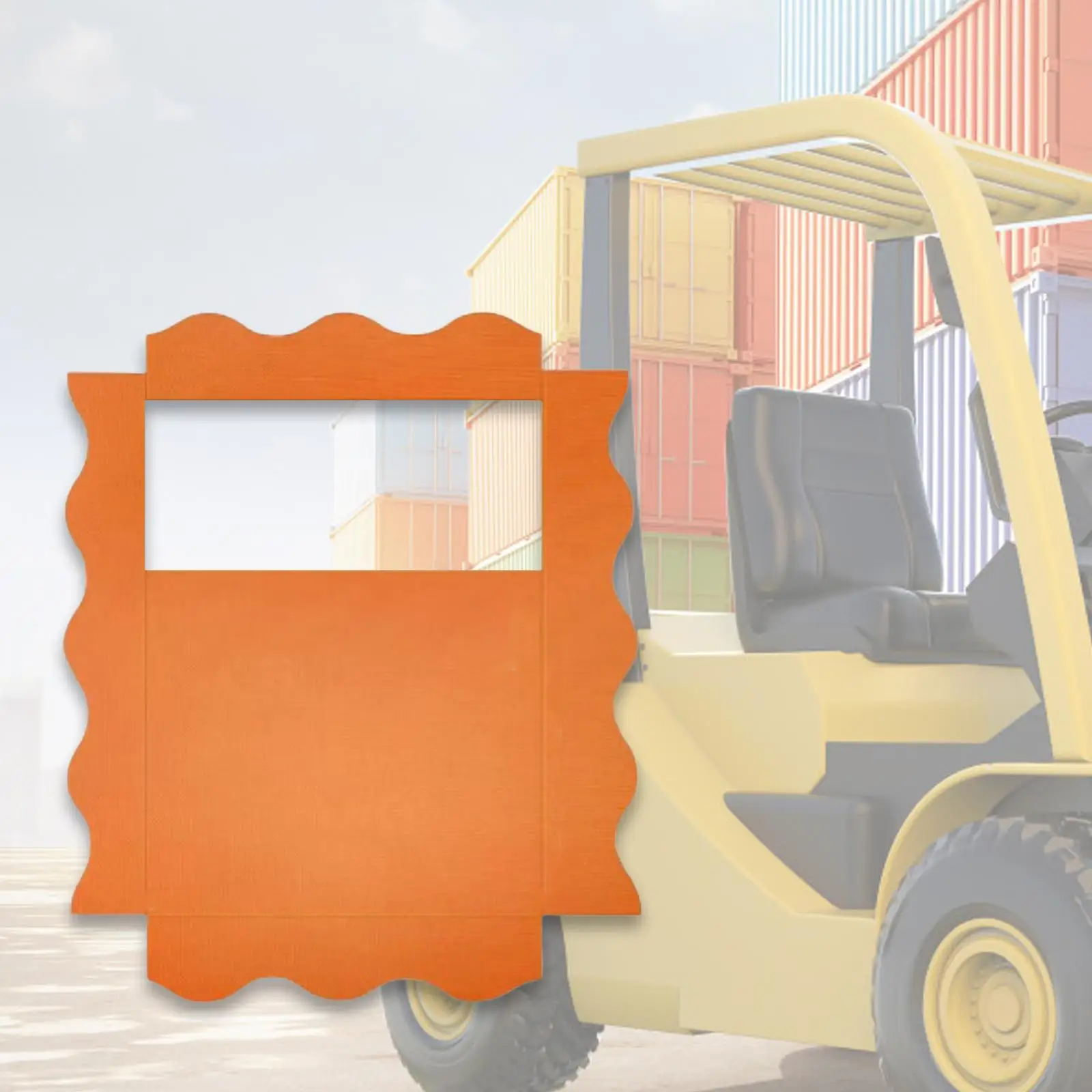 

Крышка на крышу вилочного погрузчика с прозрачным люмином Универсальный дождевик для вилочного погрузчика