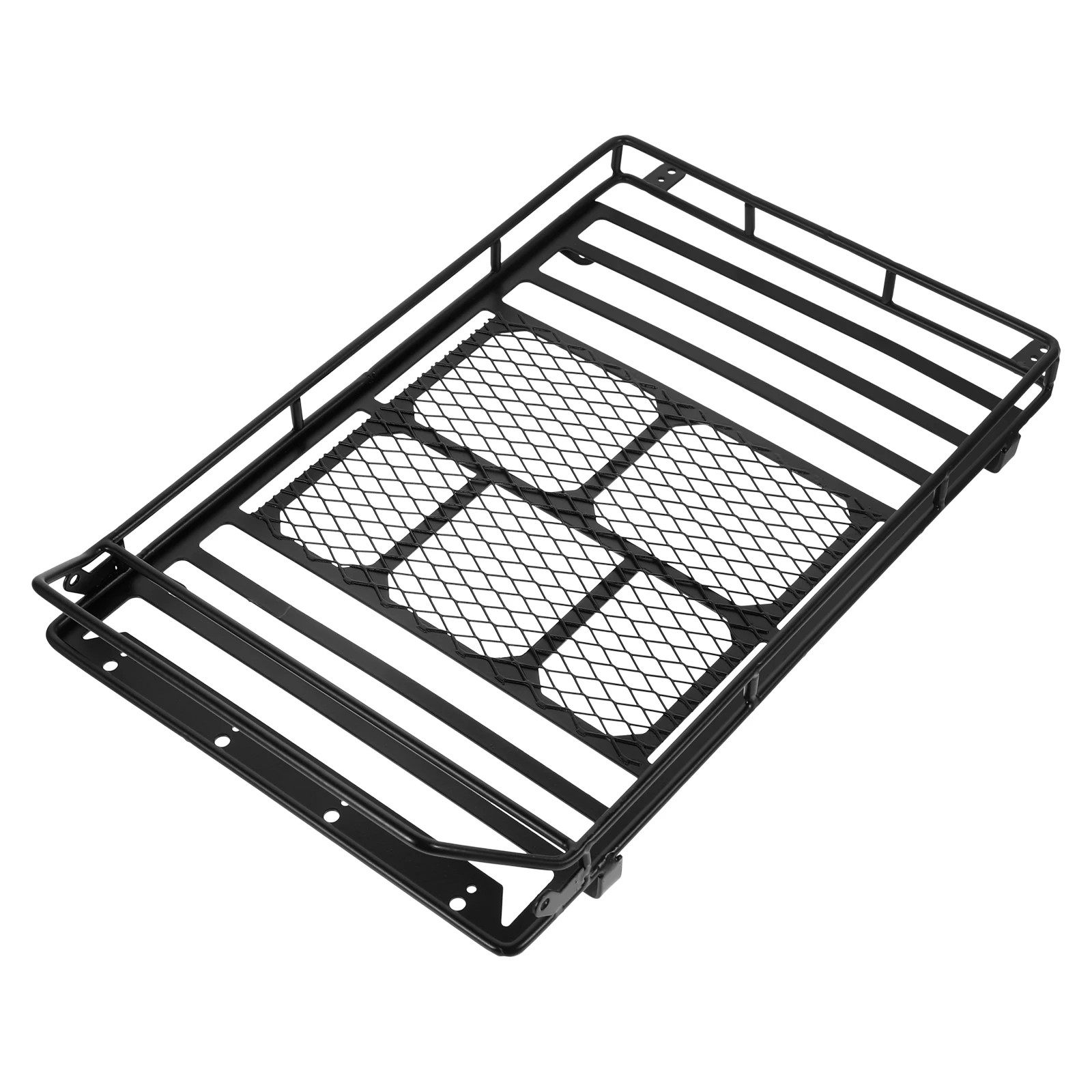 

Car Luggage Bracket Black Durable Storage Shelf For 1:10 Rc Crawler Strong Fixation Lightweight Practical Accessories
