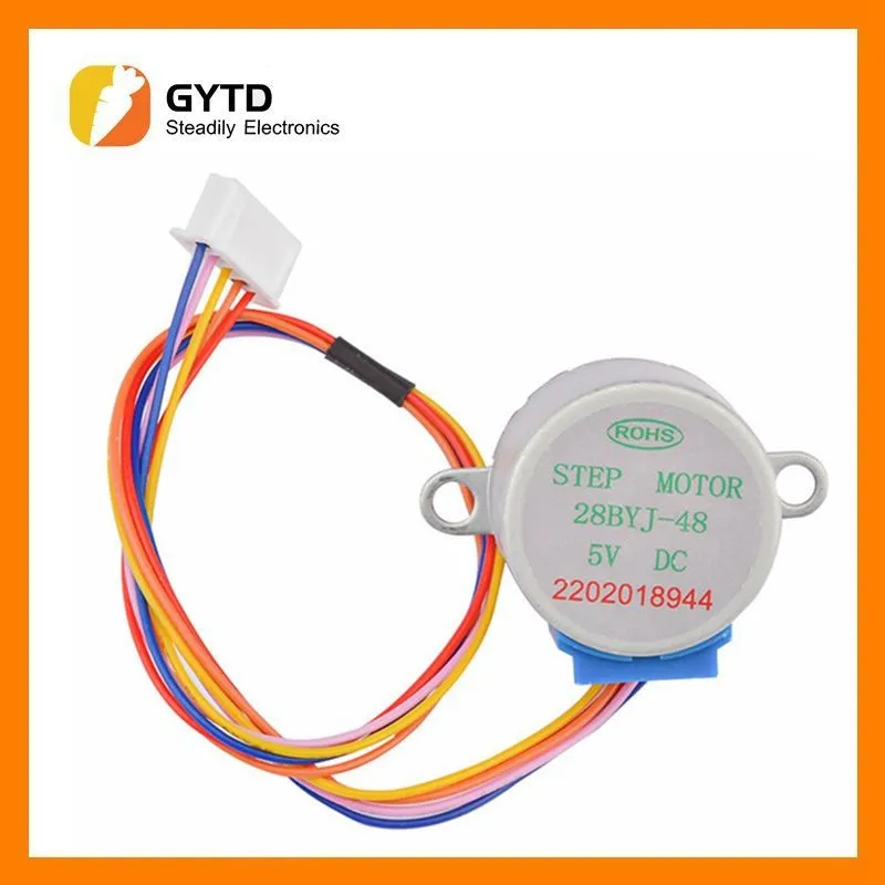 Stepper Motor Lead para Arduino DIY Kit, engrenagem de redução, 4 Phase, 25cm, DC 5V, 12V, 28byj, 28byj48