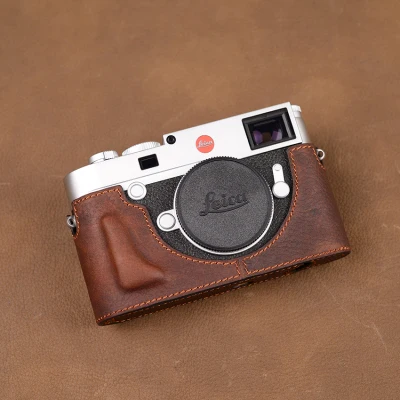 

For Leica M10 M10P Camera Bag High Quality Camera Half Body Handmade Genuine cowhide Leather Camera Bottom Cover case