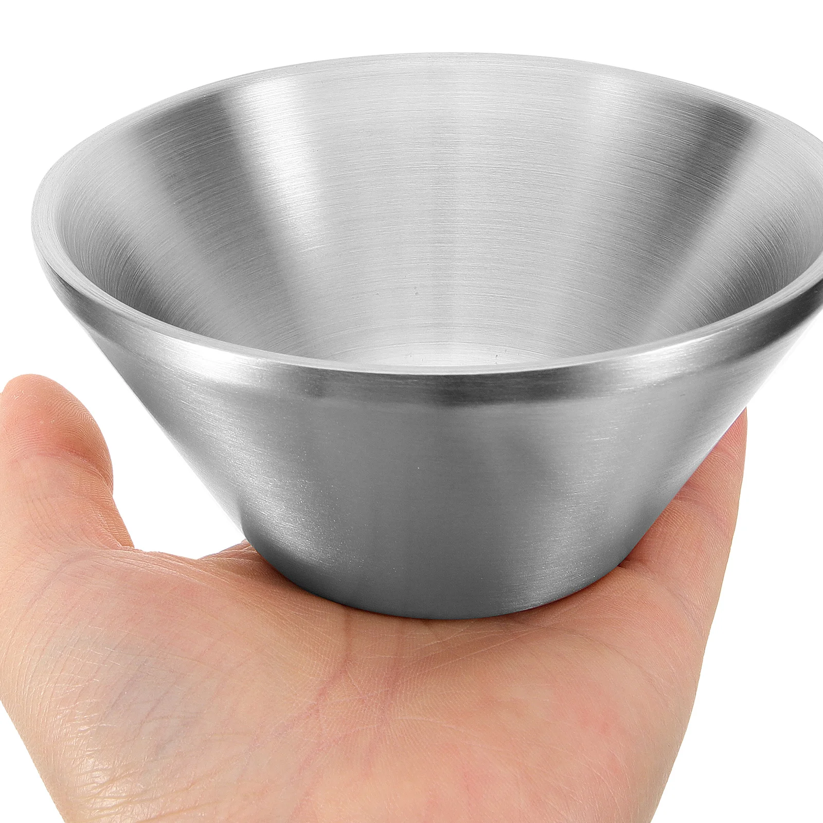 وعاء قابل لإعادة الاستخدام من الفولاذ المقاوم للصدأ كوب حلاقة محمول للرجال سعة كبيرة أداة حلاقة منزلية لوازم الحلاقة العناية باللحية #1