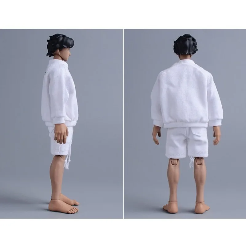 1/12 مقياس أزياء العلامة التجارية طويلة الأكمام هوديي الجندي السراويل الملابس نموذج ل 6 بوصة عمل أرقام BJD الجسم الملحقات