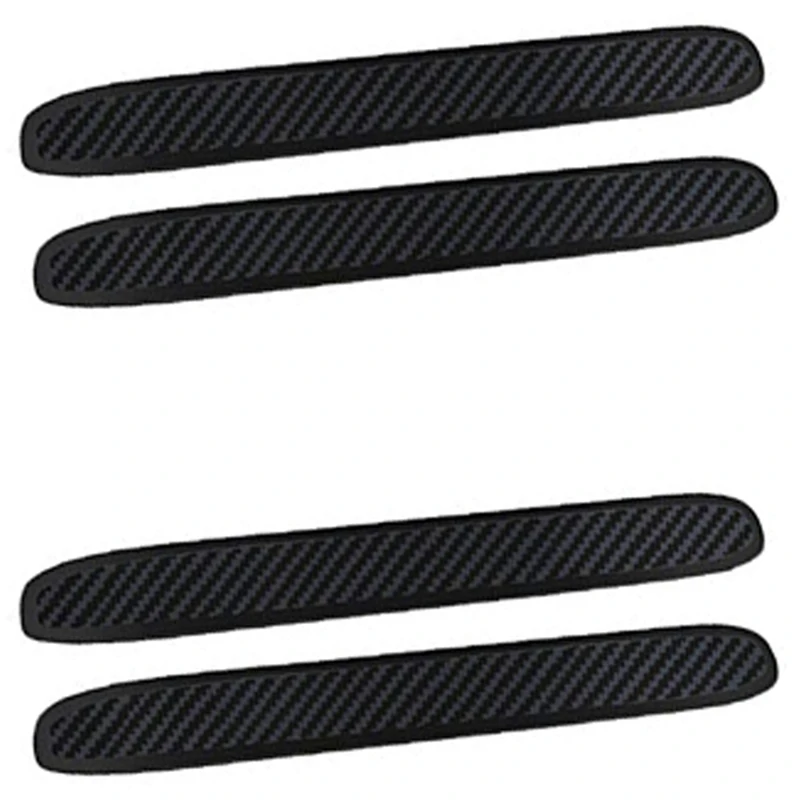 

Car Bumper Protector Rubber Strips, Carbon Fibre Front And Rear Side Bumper Guard Cover For SUV MPV Pickup Truck, 4 Pcs