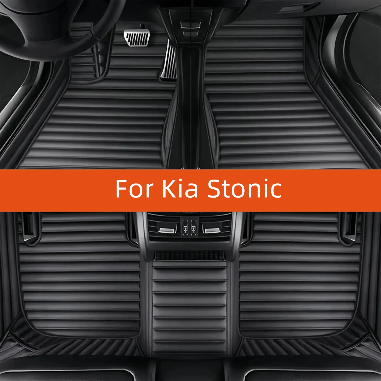 

Custom Leather Car Floor Mat For Kia Stonic 2021 2022 2023 2024 2025 2026 2027 Car Mat Interior Accessories