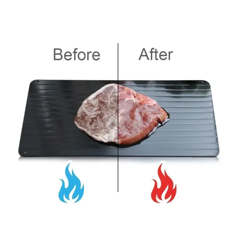 

Defrosting Tray for Frozen Meat Dishwasher Safe Large Medium Small Size Defroster Plate Thawing Tray