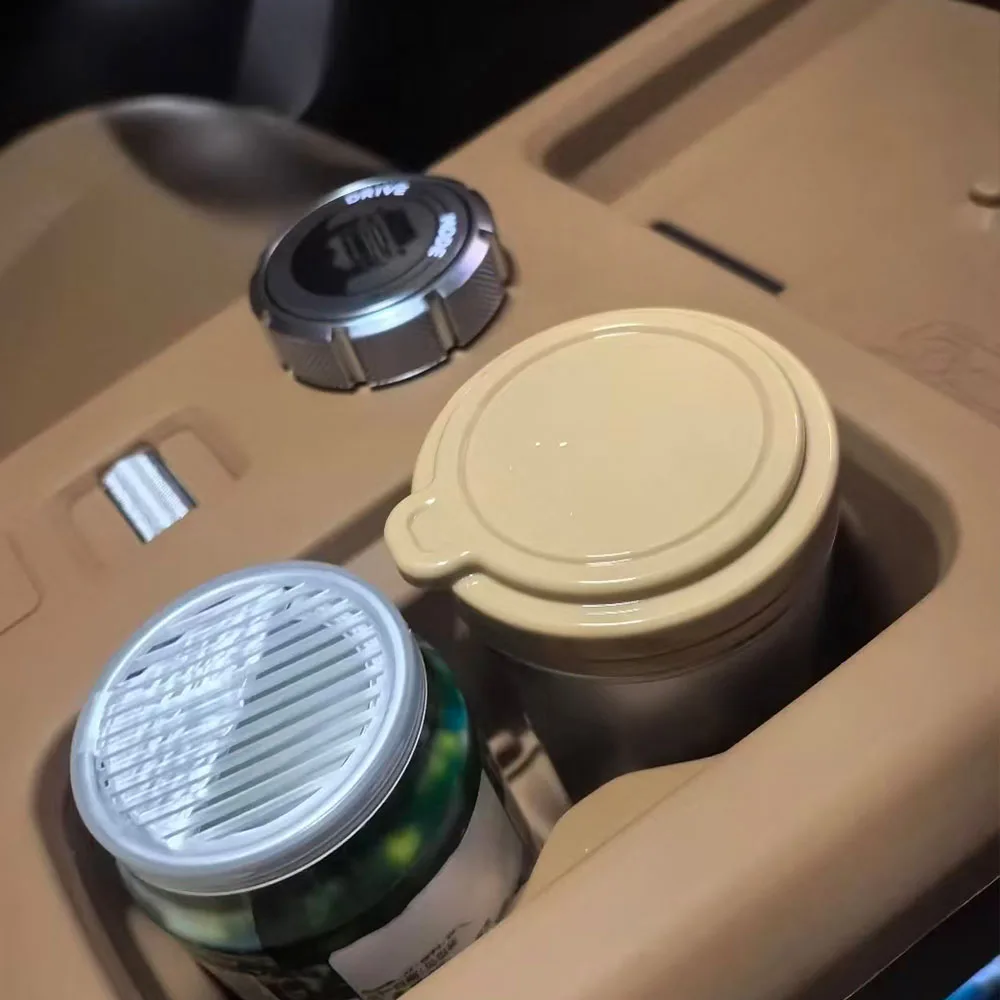 2026-2027 Chery ICAR V27 Special Car Ashtray One-Key Open/Close  Fireproof & Odor-Proof  Auto LED Light Cigarette Ash Holder