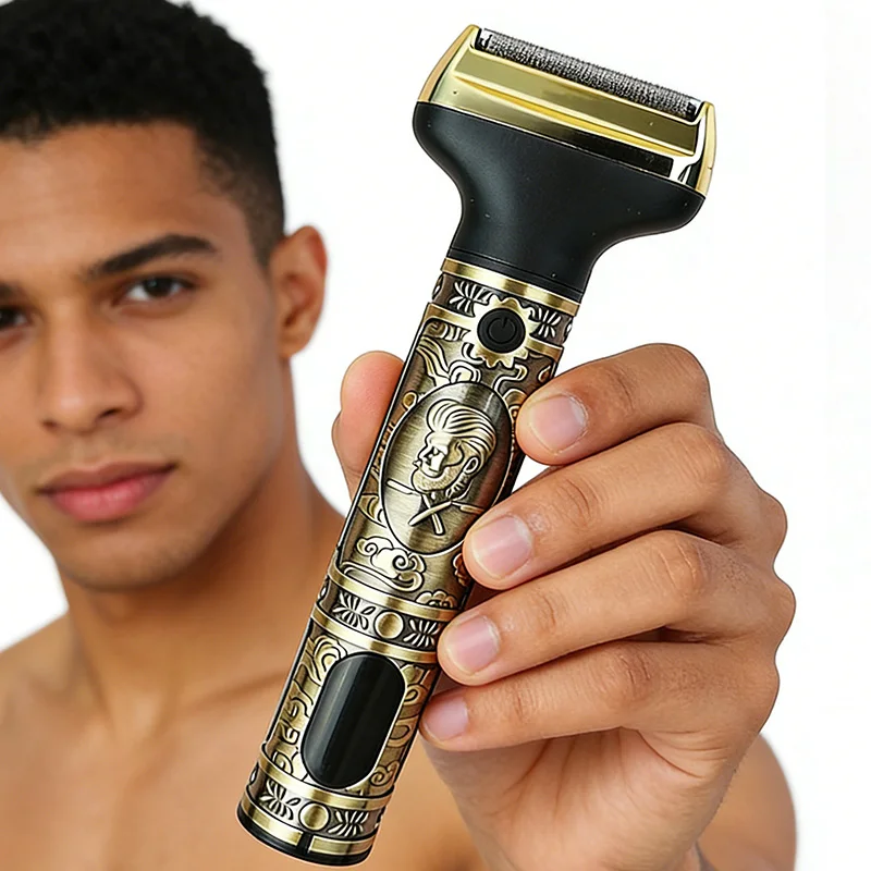 

Домашний триммер для волос 3-в-1, портативная мужская электрическая бритва для домашнего использования, многофункциональная машинка для стрижки волос, заряжается через USB.