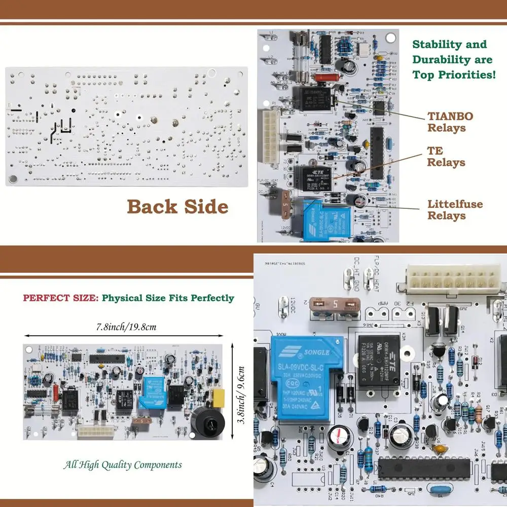 621271001 RV Refrigerator Power Board, Fit for Norcold1200 Models with a Serial Number Range Between 832171 and 8981138