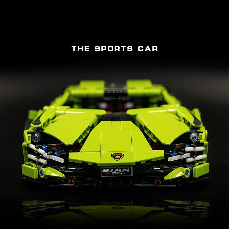 Technicial MOC 9913 Sian FKP 37 Racing Super Sport Car Supercar SportCar Model 1280PCS Building Blocks Brick Puzzle Toys Gift