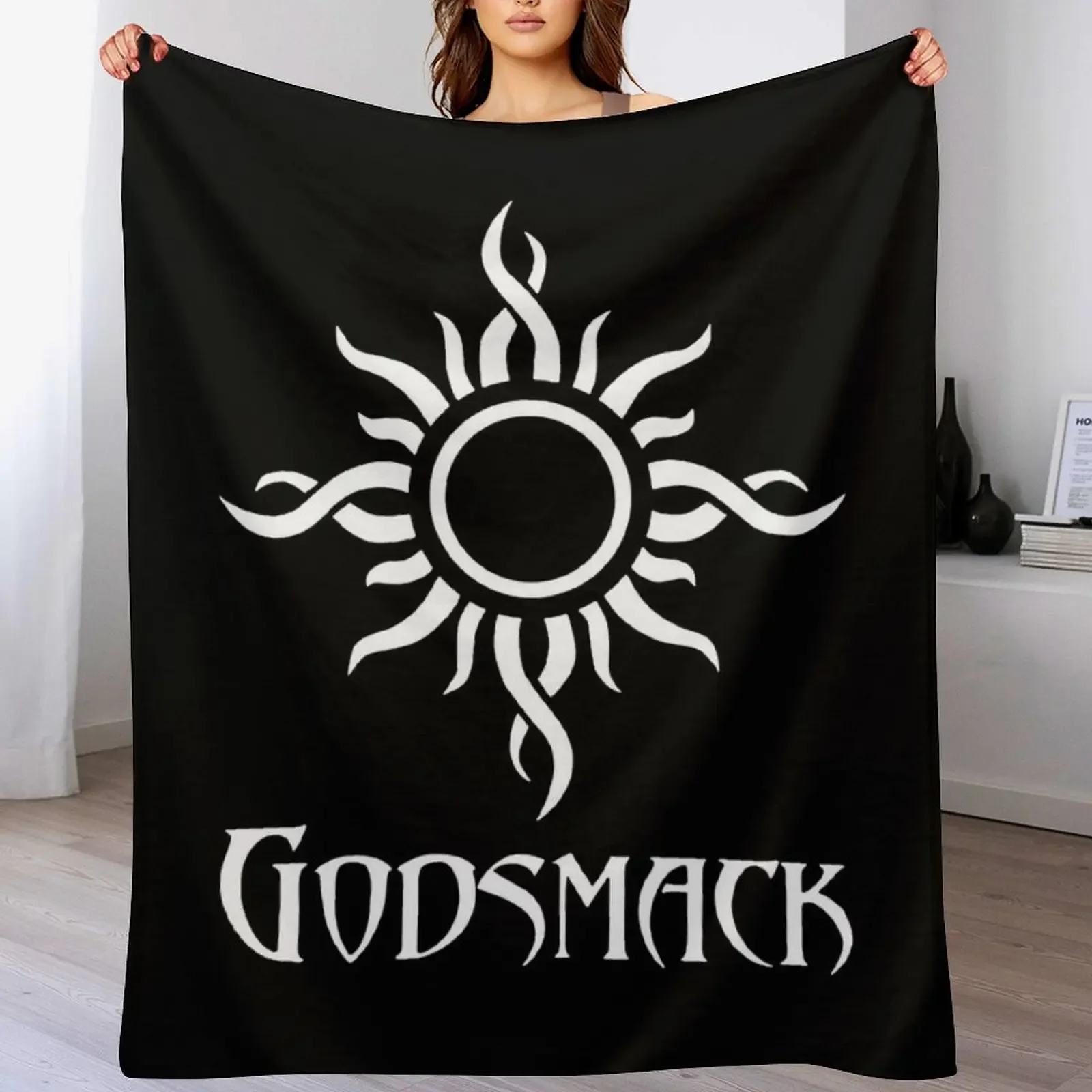 

Best Again G-O-D-S-M-A-C-K Hype Merch Throw Blanket Soft Big Warm Cute Plaid Hairys Blankets