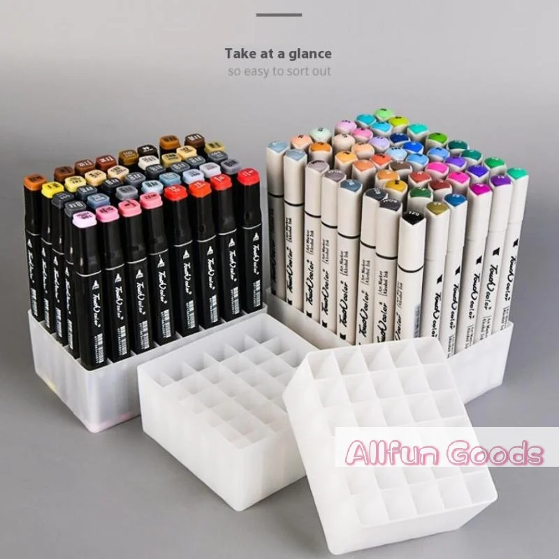 [TG835]1/3PCS 24/36/48 Slots Large-capacity Marker Pen Holder Brush Pen Storage Rack Multifunctional Make-up Brush Stand