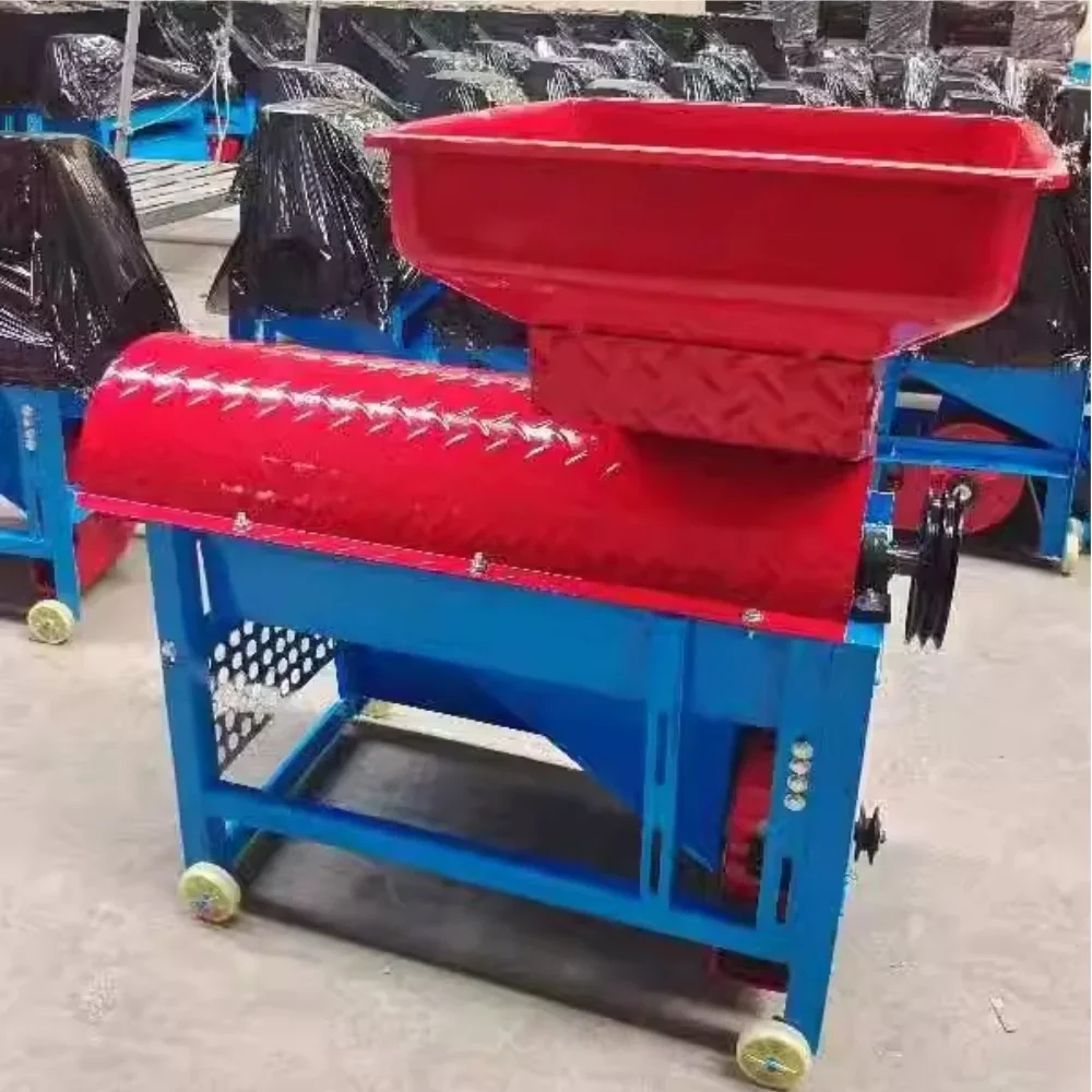 Household packaged grain bar electric motor, corn thresher with fan sieve, fully automatic corn separator.