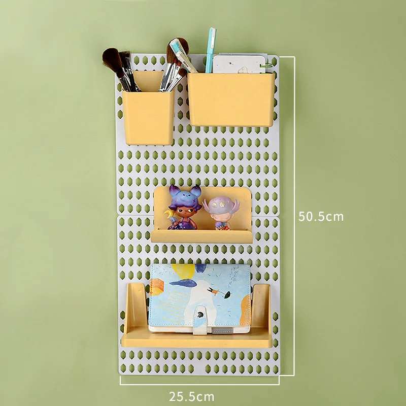 Loch brett Wand Display Dekor frei Stanzen Peg board Wand Veranstalter Regal Küche Haushalt Lagerung Kunststoff DIY kombinierbare Regal