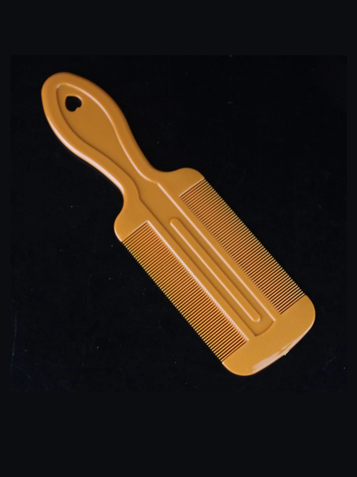 

1pc thick anti-static comb hair care and massage tool dandruff double-sided teeth plastic fine comb Special for real hair wigs