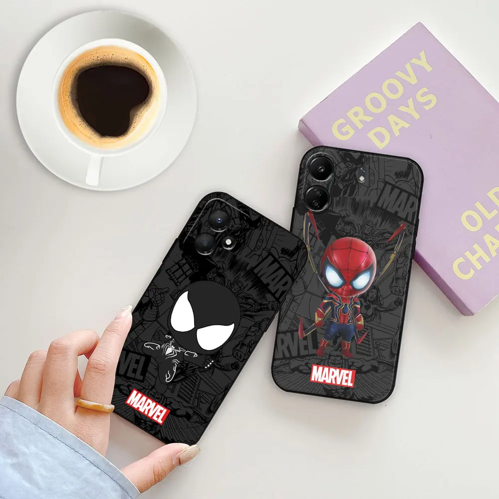 Cartoon Marvel Baby SpiderMan Groot Venom Case For Infinix HOT 9 10 10I 10S 11 11S 12 12I 20 20I 20S 30 30I ZERO X 20 30 Case