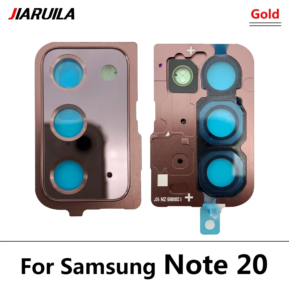 NEW For Samsung Note 20 Ultra Repair Housing Back Rear Camera Glass Lens with Cover Frame Holder with Sticker Note 20 Ultra