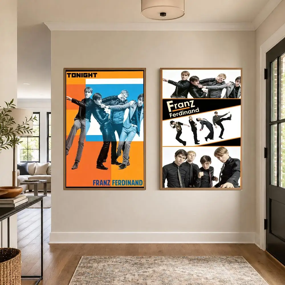 Band Franz Ferdinand Post-Punk Graphic Wall Art Poster HD Waterproof PP Paper Print for Bedroom Living Room Office Decor Gift