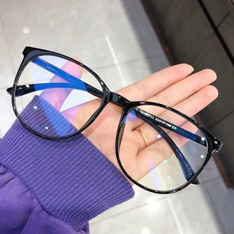 Anti Strahlung Gläser Brillen Rahmen Kunststoff Koreanische Oval Rahmen Mode Brillen