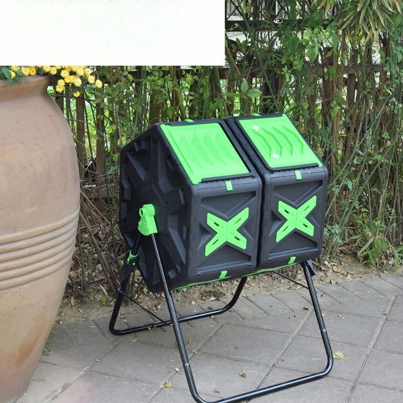 Compost bin, compost outlet inverted compost bucket