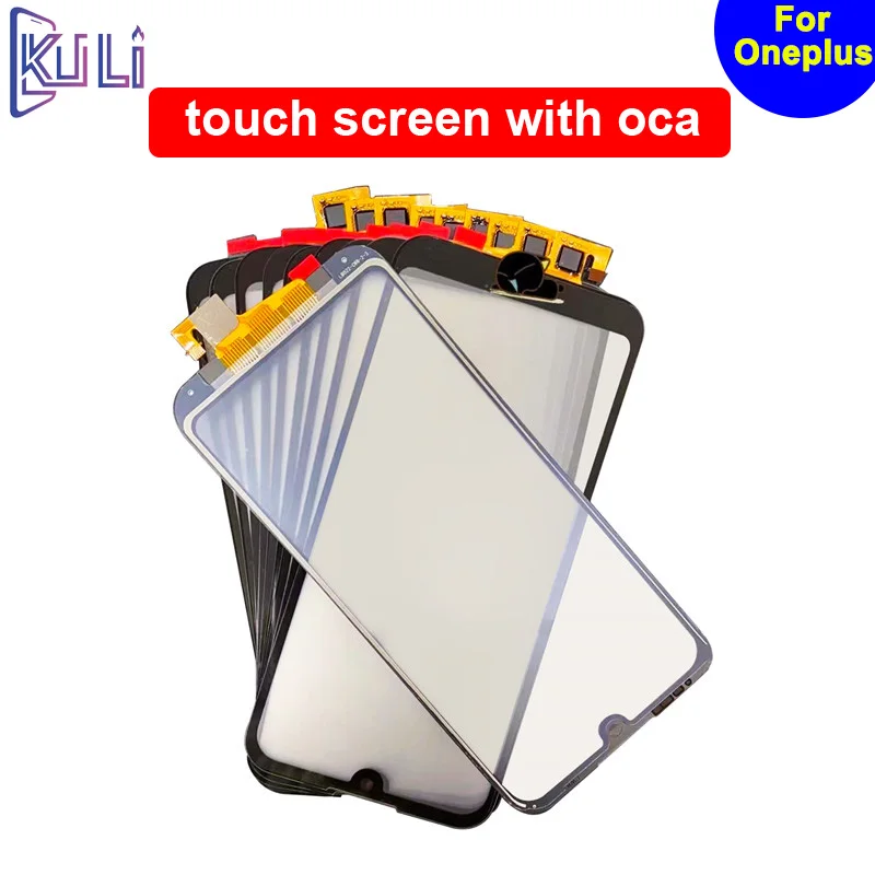 

KULI Mobile Phone Panel Repair Parts For Oneplus 1 + 3 5 6 7 T A G 5000 6000 Replacement Outer Glass Oca Touch Screen Clear Film