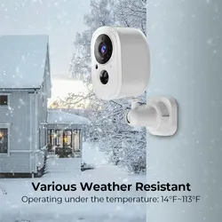 Tuya 2MP Outdoor Indoor Cameras for Home Security Wifi Security Camera Security-Protection SmartLife Waterproof Night Vision