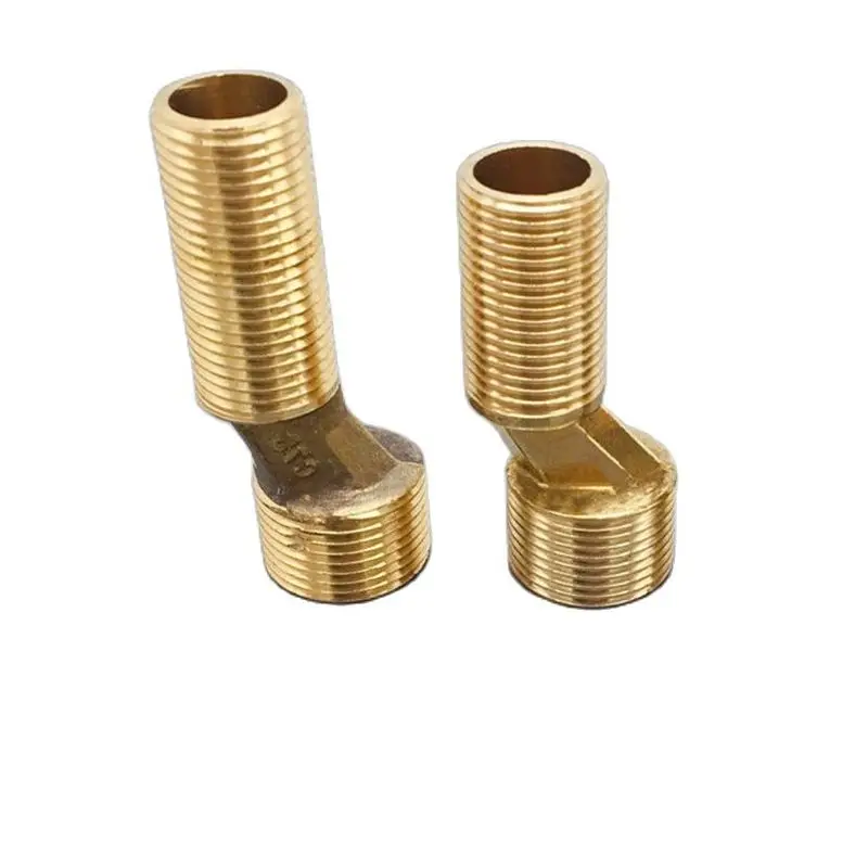 Shower Faucet Accessories Shower Longer Curved Feet Bent Eccentric Screw Angle Joint Faucet Extension Pipe Fittings Angle Valve