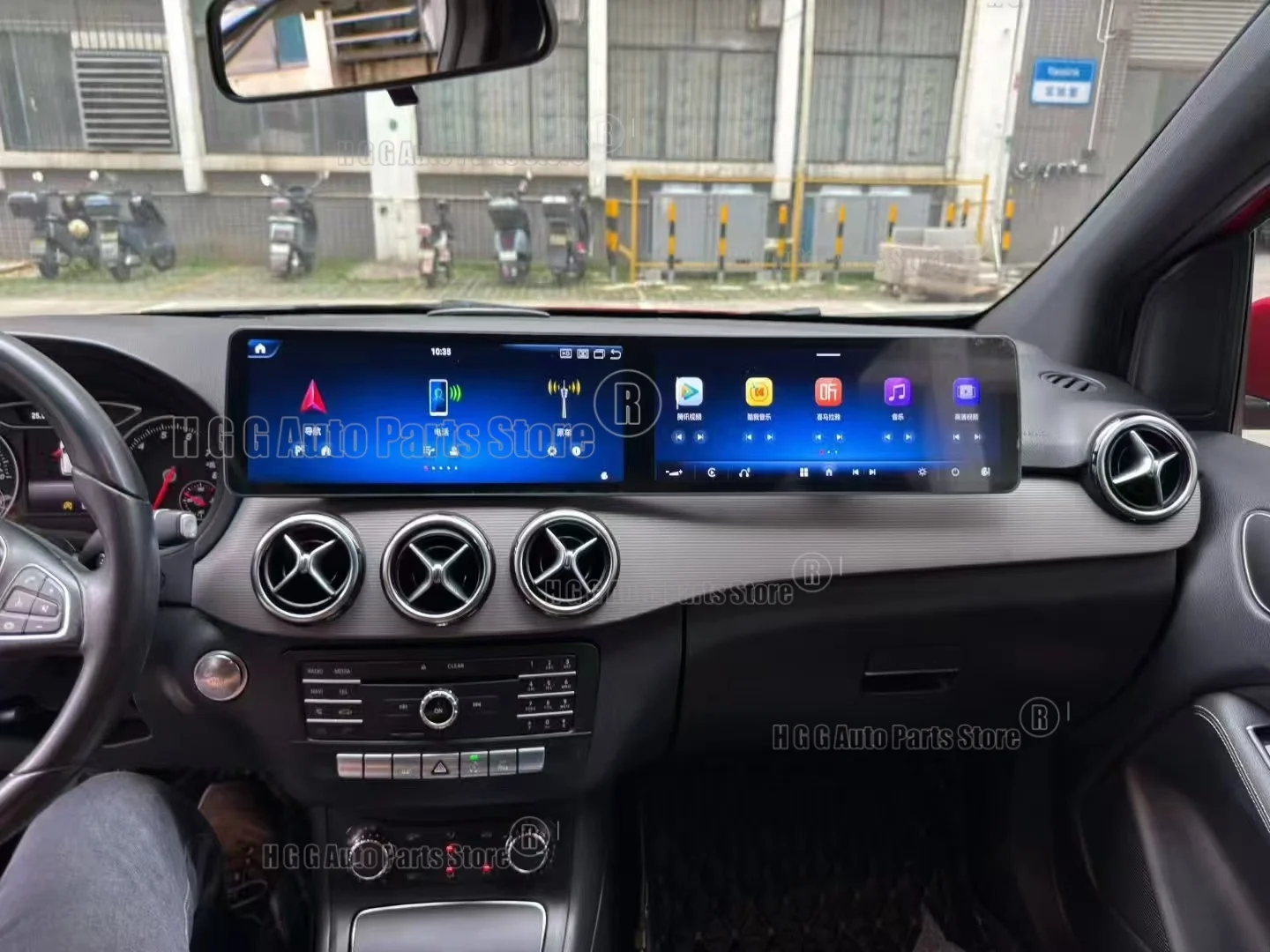 

Двухэкранный мультимедийный проигрыватель Android Auto 12.3+12.3 для Mercedes-Benz A, B-класса (W245, W246, W176, X156, C117) 2013-2019 с CarPlay и навигацией