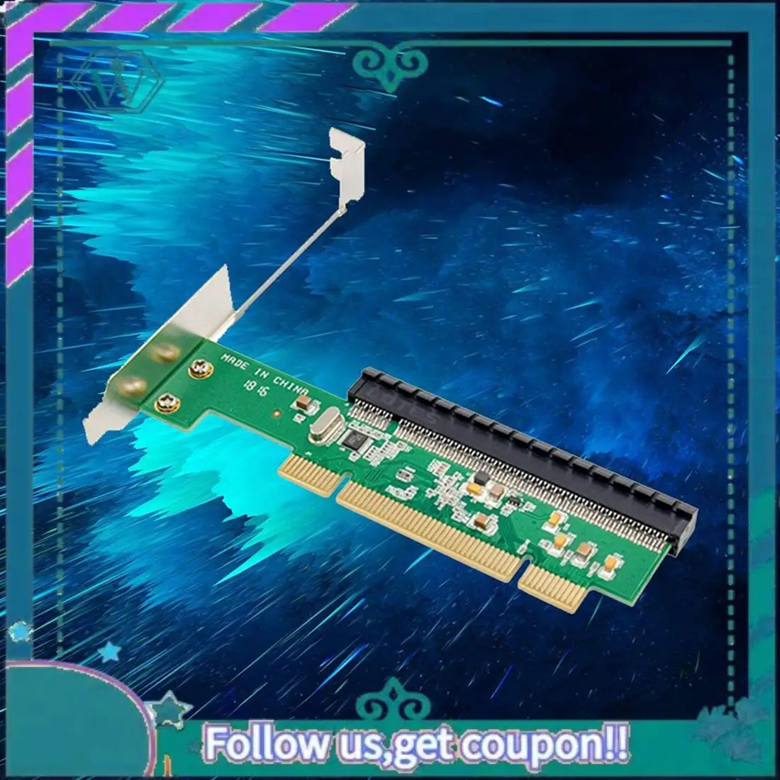 

Адаптер карты преобразования A75Q-PCI в PCI Express X16 PXE8112 Карта расширения моста PCI-E