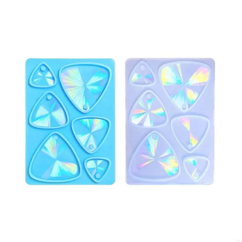 N0HE Triangle Earrings Silicone Mold Light and Ear Drops Resin DIY