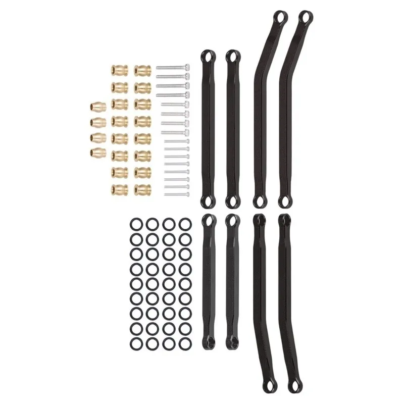 WOWFU-Alloy Chassis Link Rod Set For SCX30 RC Crawler Car - Durable Upgrade Parts & Precision Fit