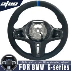 Customized carbon fiber steering wheel for BMW G30 G20 G01 G02 G05 G06 G07 M4 M5 F90 M8 X3M X4M X5M X6M F40 F44 F97 F98 F95 F96