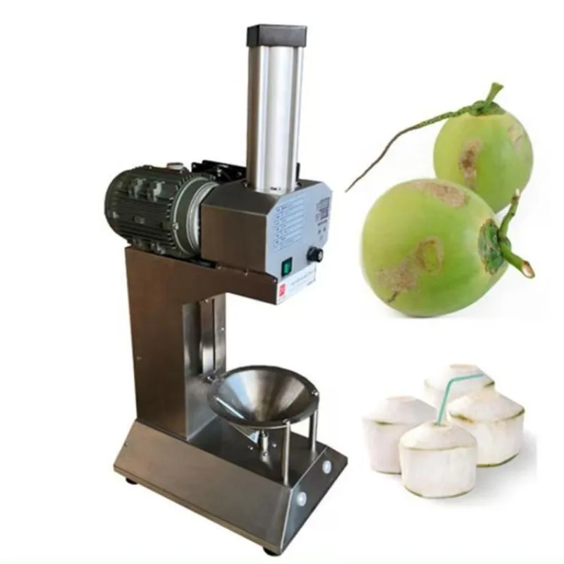 Stainless Steel Green Coconut Diamond-Shaped Peeling And Trimming Machine For Fruit Shops Beverage Stores And Street Vendors