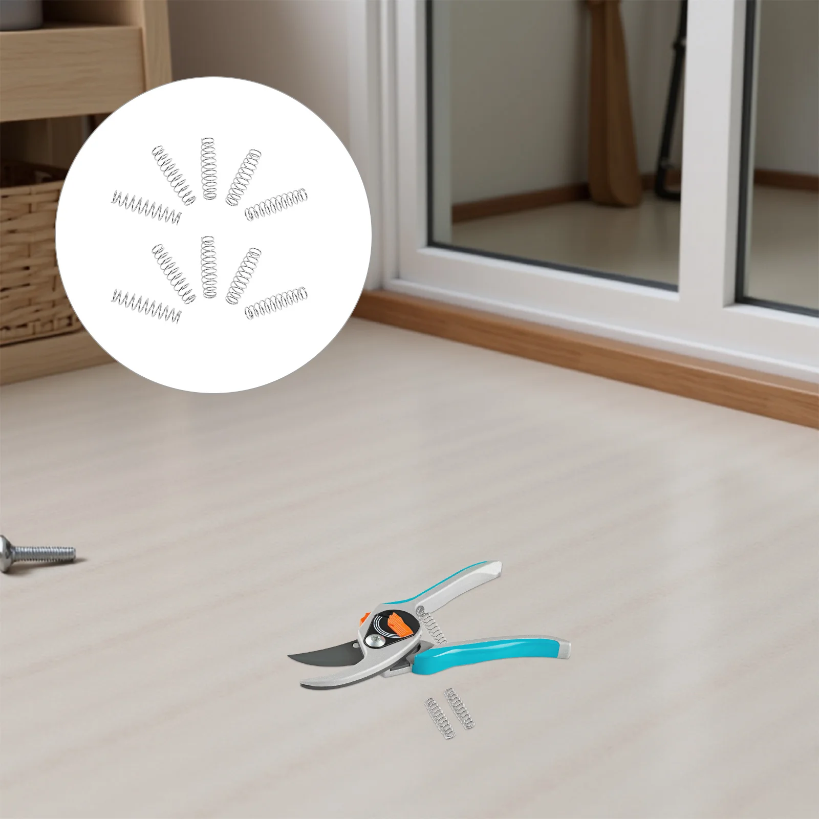 50Pcs Garden Tool Parts Precision Pruner Springs for Trimming Scissors Flower Branch Clippers Long-Lasting Shear Spring