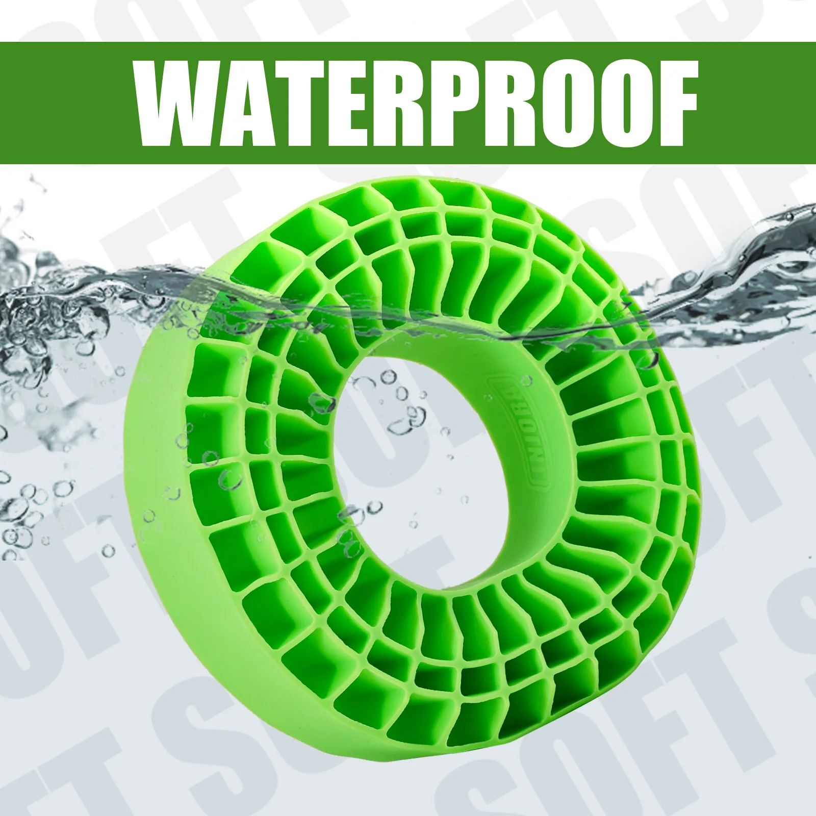 INJORA Silicone Rubber Insert Foam Fit 118-122mm (4.75" OD) 1.9" Wheel Tires for 1/10 RC Crawler