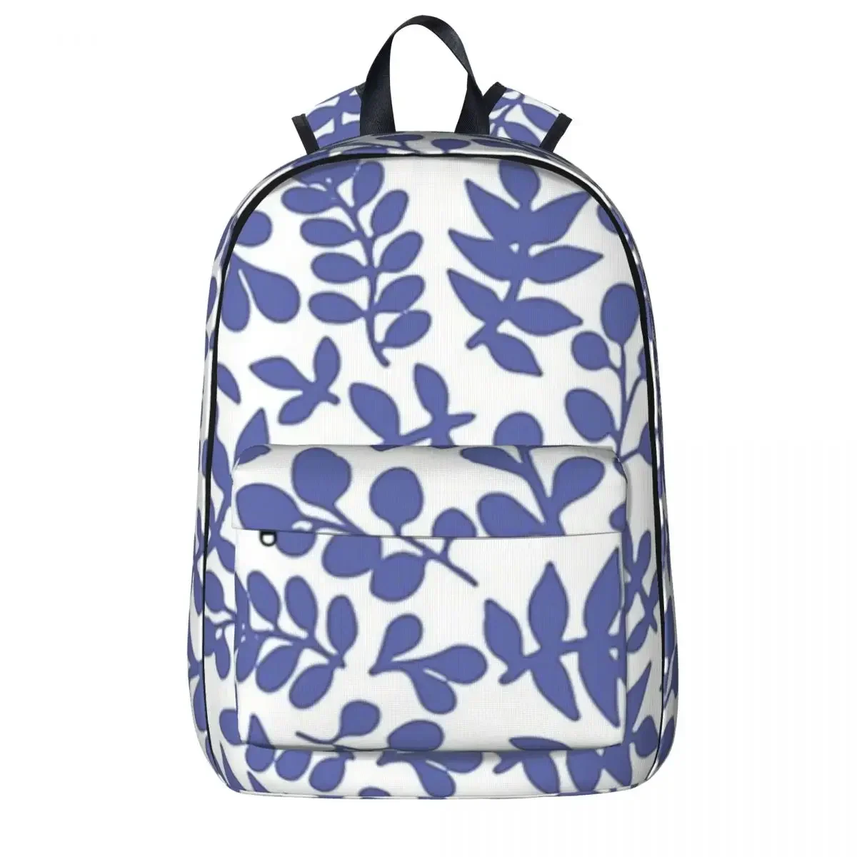 Jardin De Chine Blue And White Botanical Pattern Backpacks Boys Bookbag Casual Children School Bags Portability Travel Rucksack