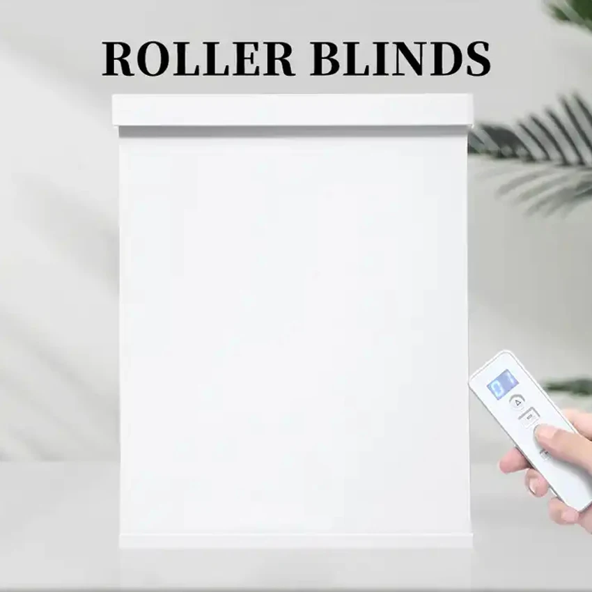 DIHIN HOME Modern Customized Roller Shades Hotel Blinds Smart Curtain Motorized Roller Blinds Electric Roller shades