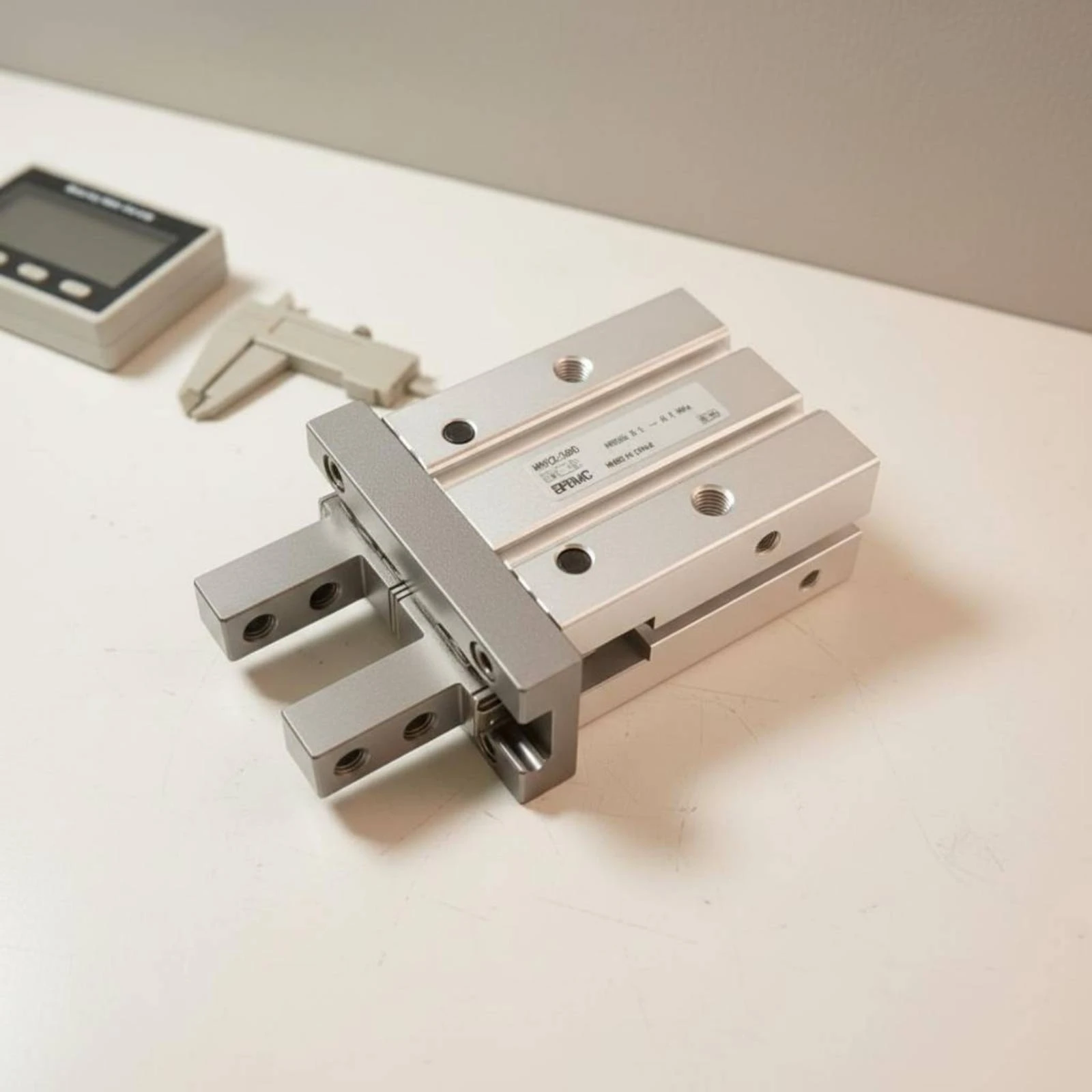 Pneumatic Finger Cylinder Stainless Steel Gripping Surfaces Pneumatic Parallel Gripper Finger Cylinder Gripper Magnet-Equipped view 4