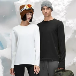 Supield High-performance Thermal Bottom Shirt 5A Anti-bacterial Anti-static Wicking Winter Casual Pullovers Men and Women