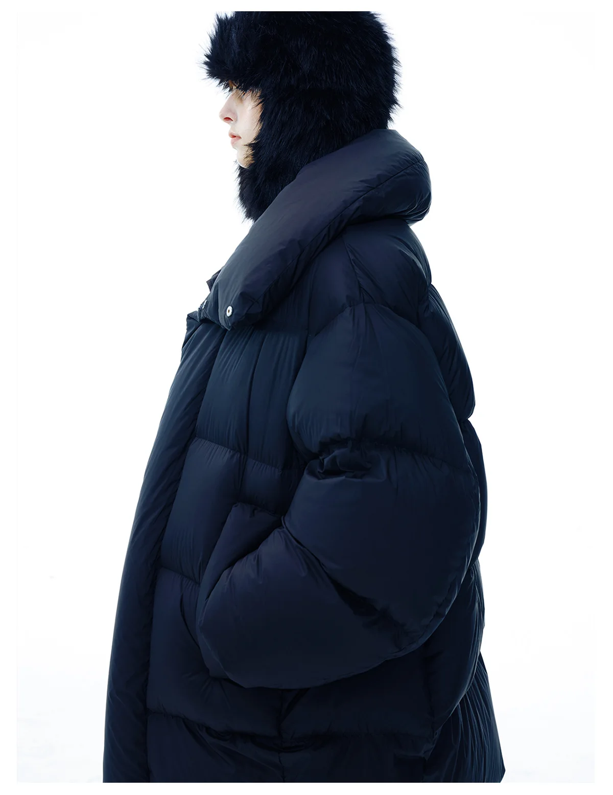 سترة خفيفة للغاية للرجال والنساء أنماط فضفاضة طويلة الأكمام بدوره إلى أسفل طوق منتصف طول نمط الشارع الموضة العصرية #6