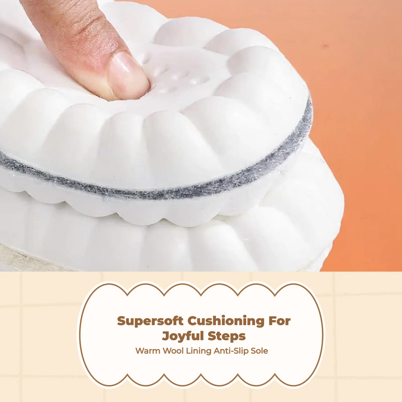 Wool Blend Insole Plush Soft Inserts Insoles for Shoes Orthopedic Comfort for Cold Weather Hiking
