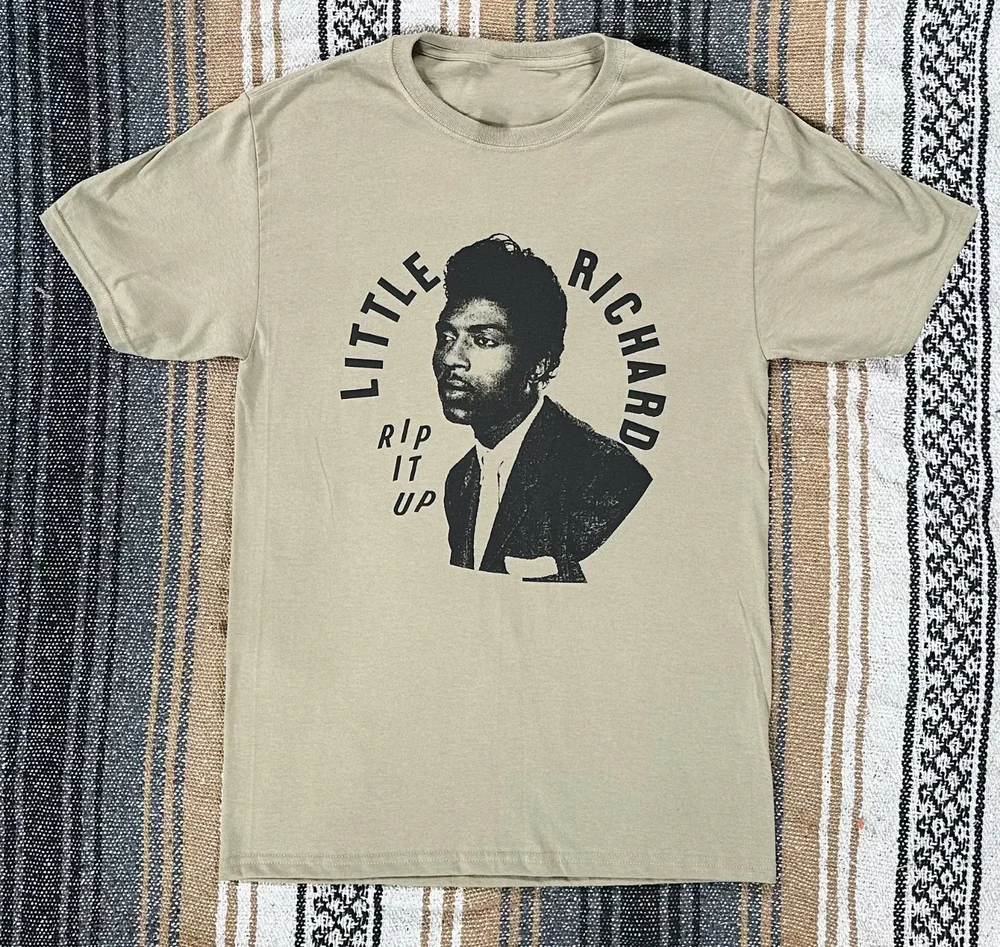 Rip It Up Little Richard Cotton Gift For Fan Sand S-2345XL T-shirt TMB1458