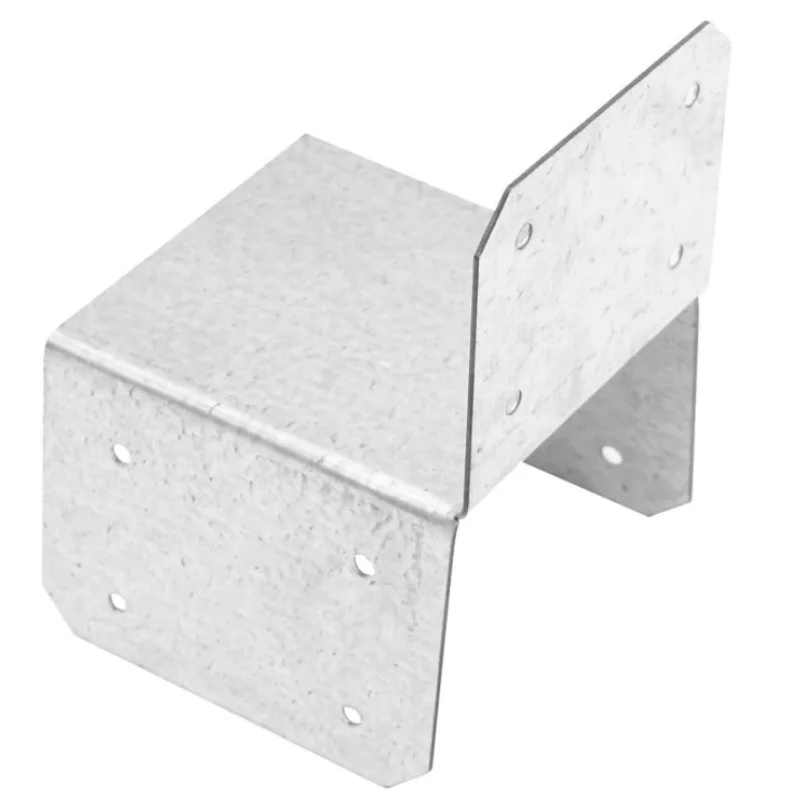 4-teilige U-förmige Stützhalterung aus verzinktem Stahl, geeignet für 4 Zoll