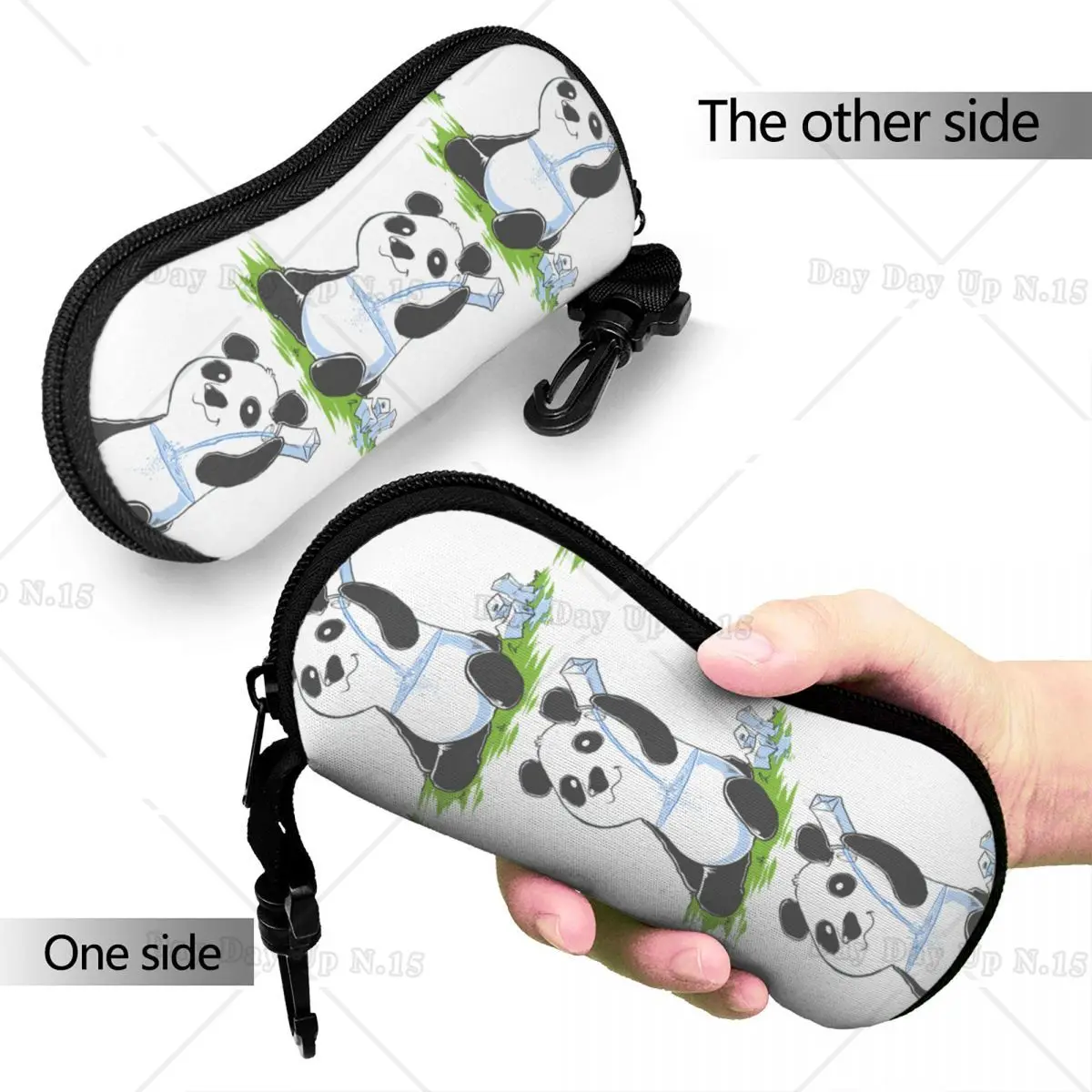 Panda In My Fillings Glasses Case Men Women High Quality Chinese Cartoon Cute Animal Glasses Box Print Sunglasses Box