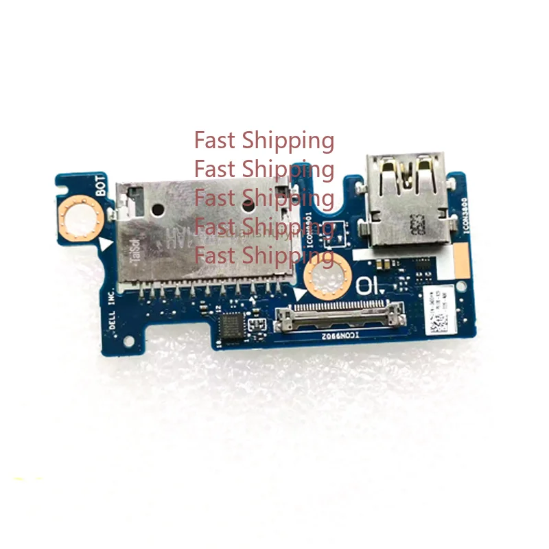C=04DDHW 0JTDKF Original For Dell 15 G7 7590 G5 5590 USB Card Reader IO Board CN-04DDHW CN-0JTDKF 4DDHW JTDKF High Quality