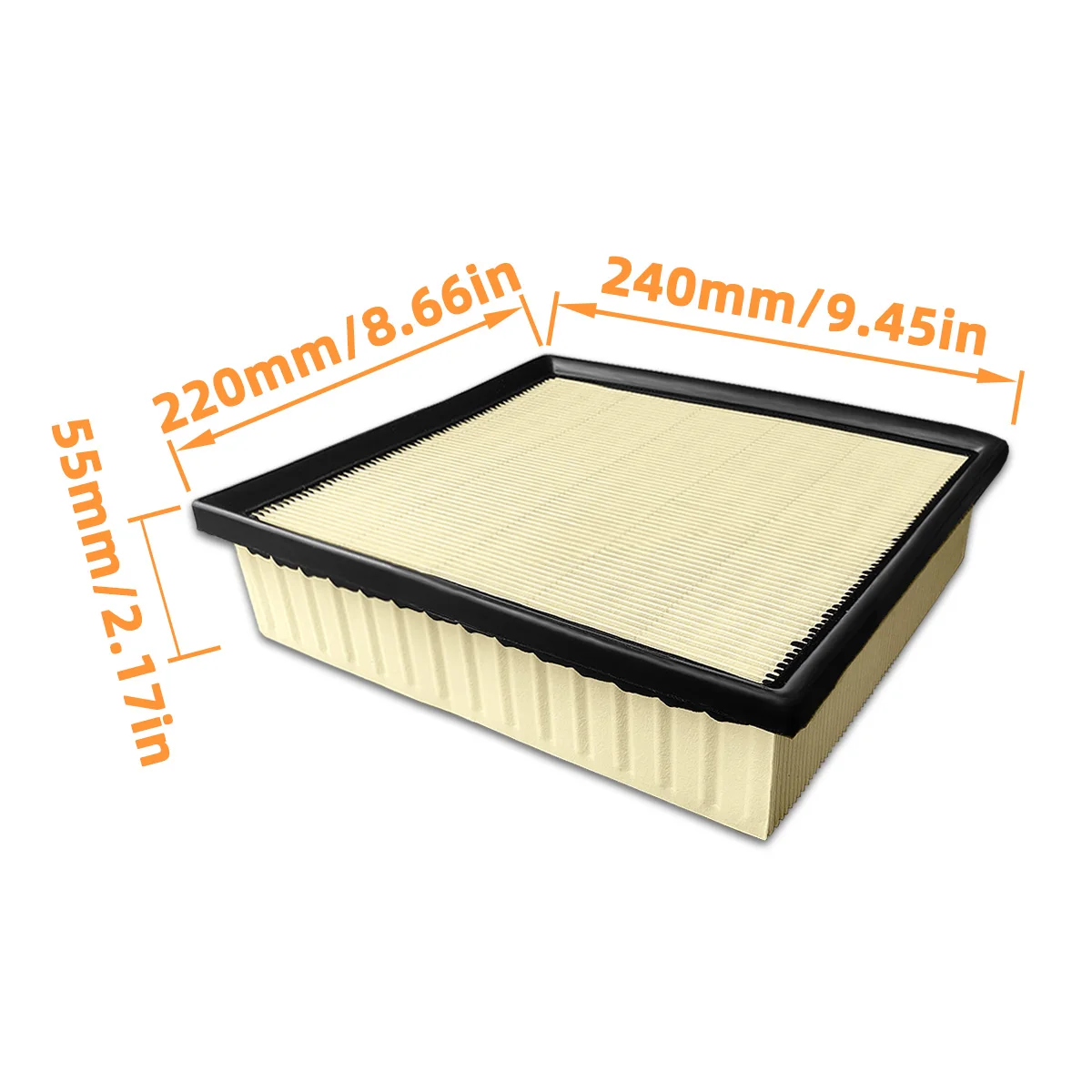 Yitong Car Engine Air Filter CA10755 Improve Engine Response Fit For Toyota Avalon Camry Highlander Sienna,17801-0P050,4861756AC