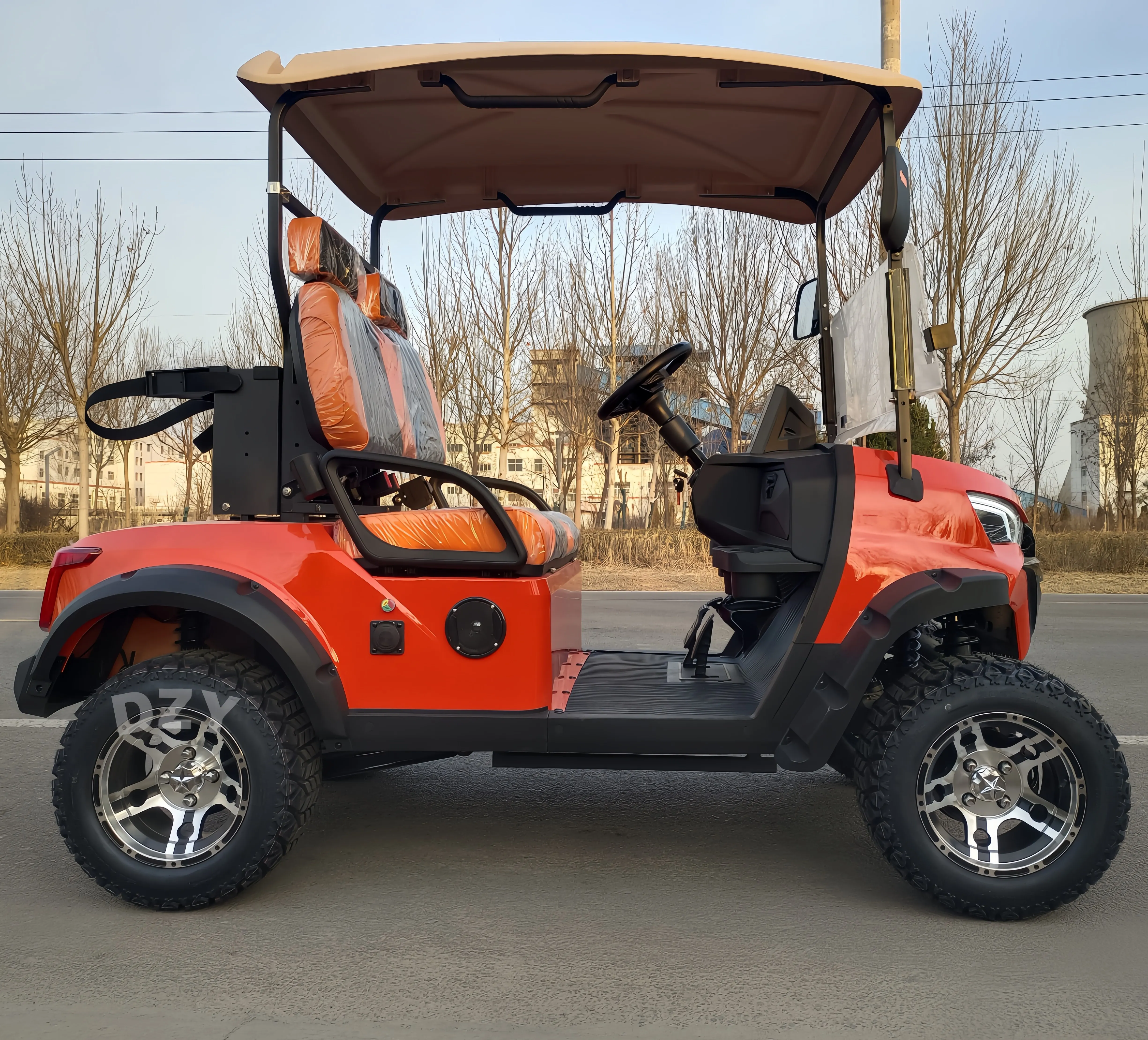 48V battery powered 6-person new energy electric vehicle, electric hunting vehicle, off-road electric golf cart