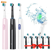 Rotation Electric Toothbrush with 8 Brush Heads Fast Charging Toothbrushes 5 Modes Rechargeable Toothbrush for Adult Oral Care