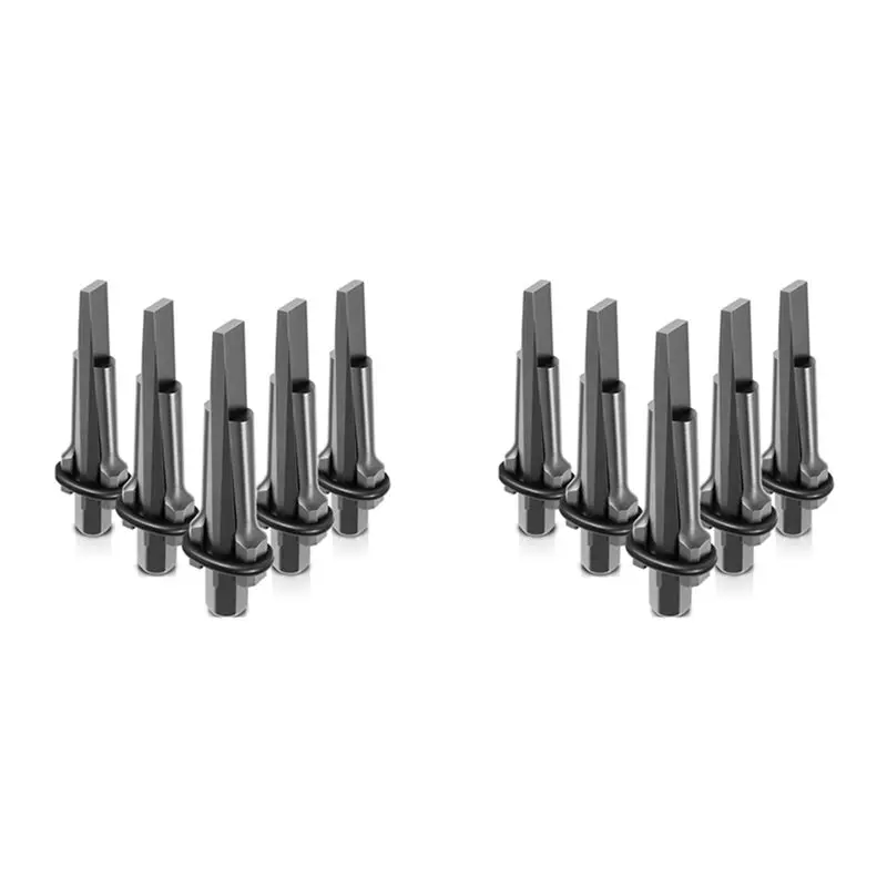 

A98E-10Pcs Stone Splitter Heavy Duty Plug Wedge Shims Stone Expansion Tool For Granite/Marble Separator Hand Tool