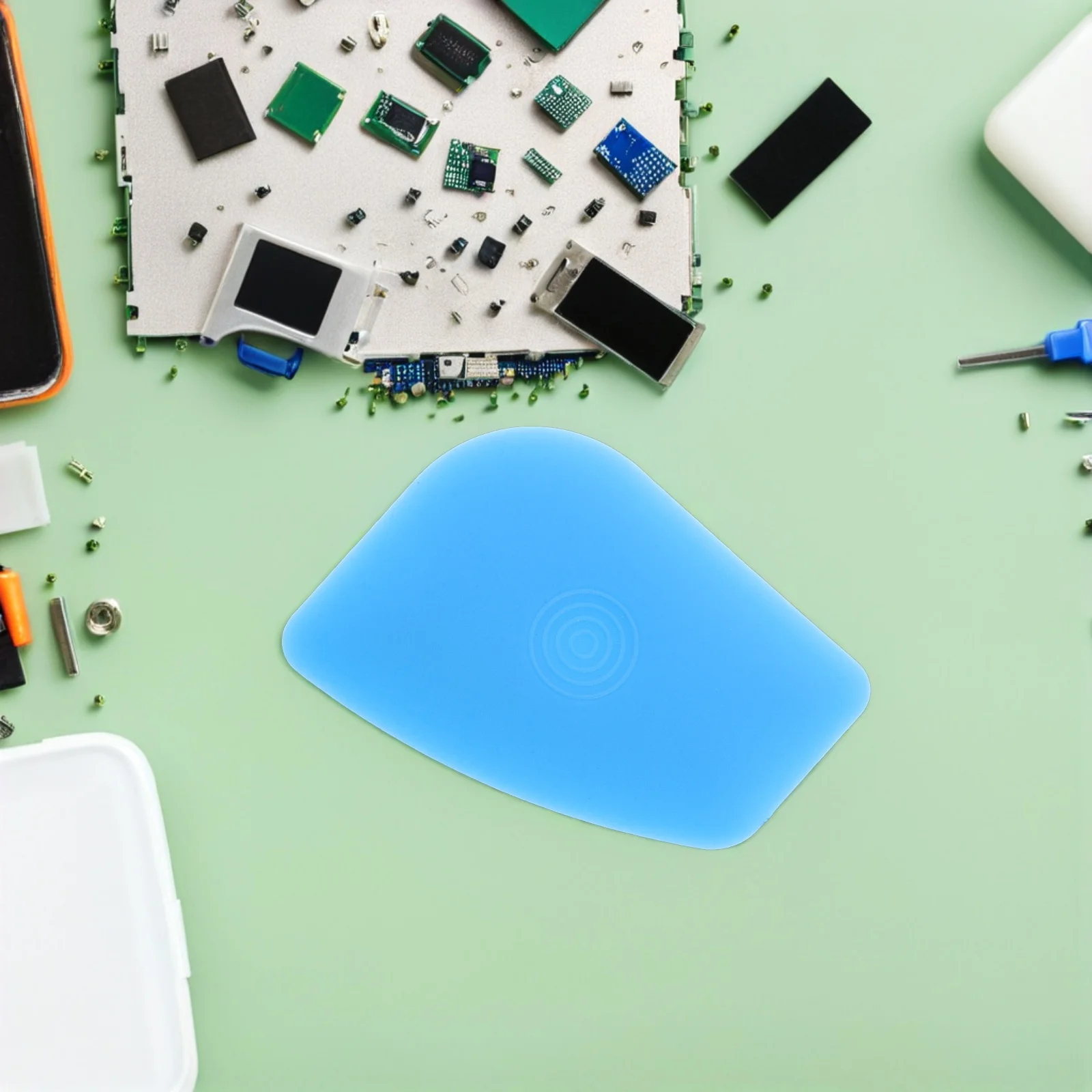 

50Pcs Mobile Phone Pry Repair Tool Plastic Triangle Spudger Blue Nonmetallic Lightweight Opening Tool Kit for Screen